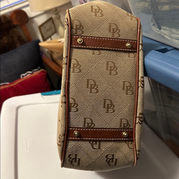 Dooney & Bourke Brown and Tan Tote Bag - Picture 9 of 10
